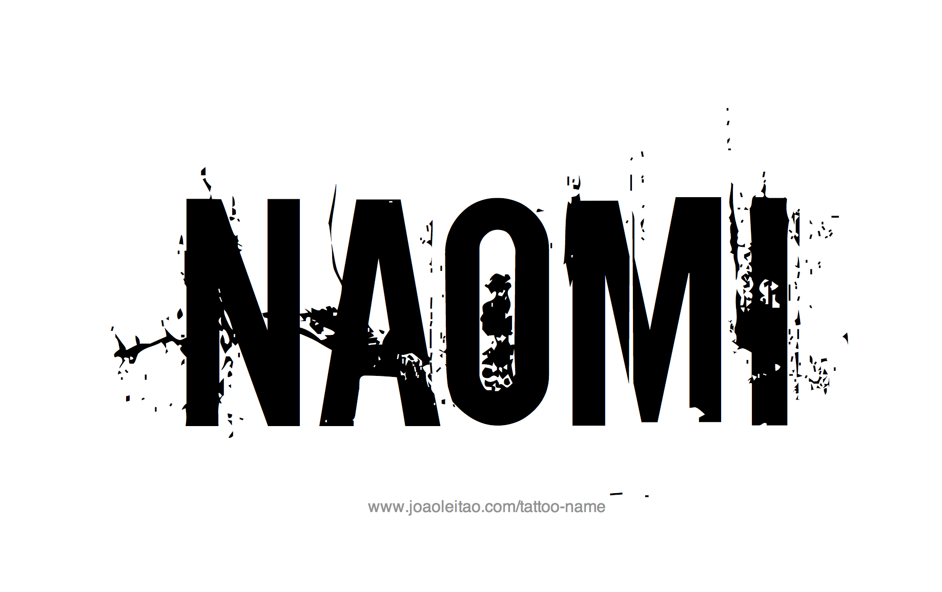 Tattoo Design Name Naomi 