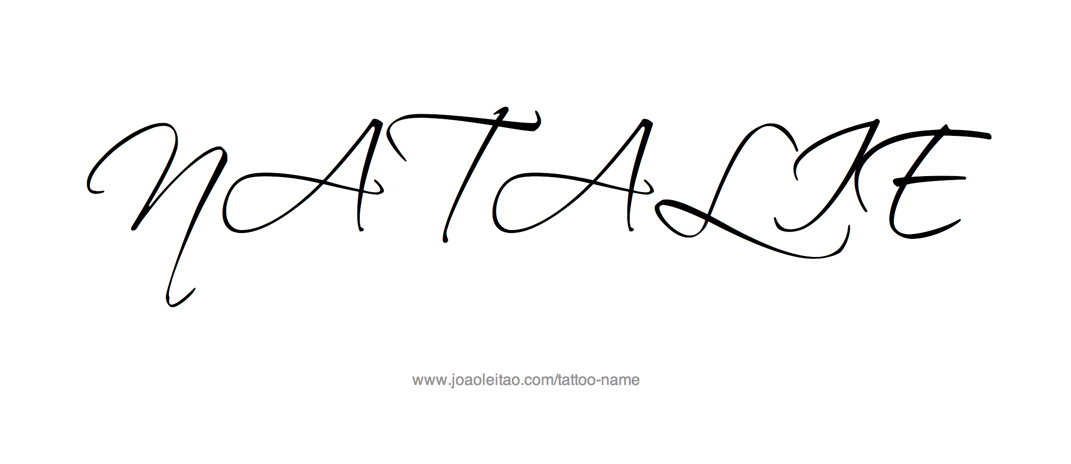 Tattoo Design Name Natalie 