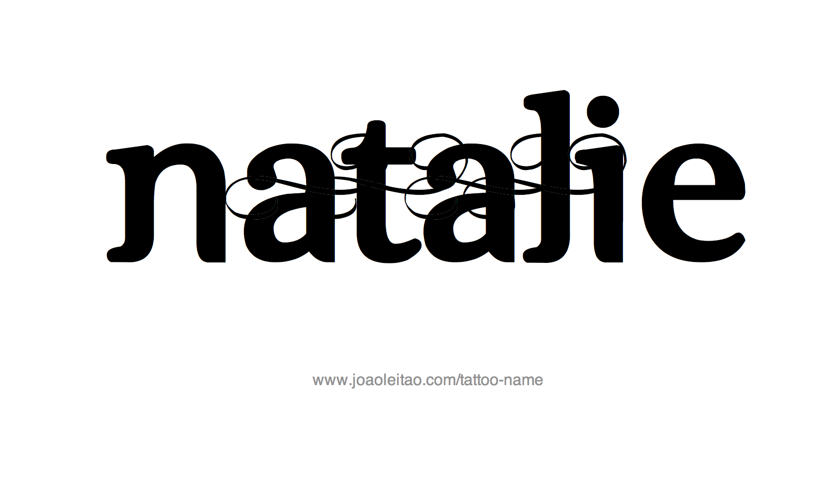 Tattoo Design Name Natalie 