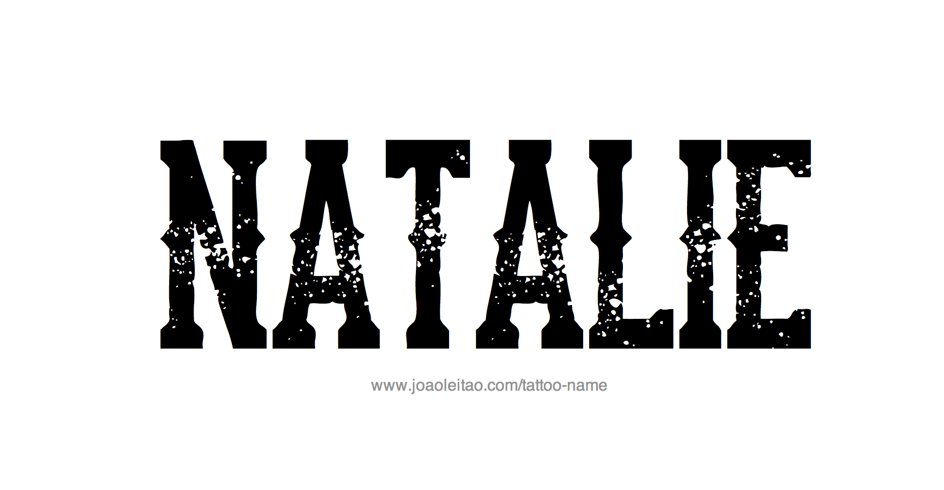 Tattoo Design Name Natalie 