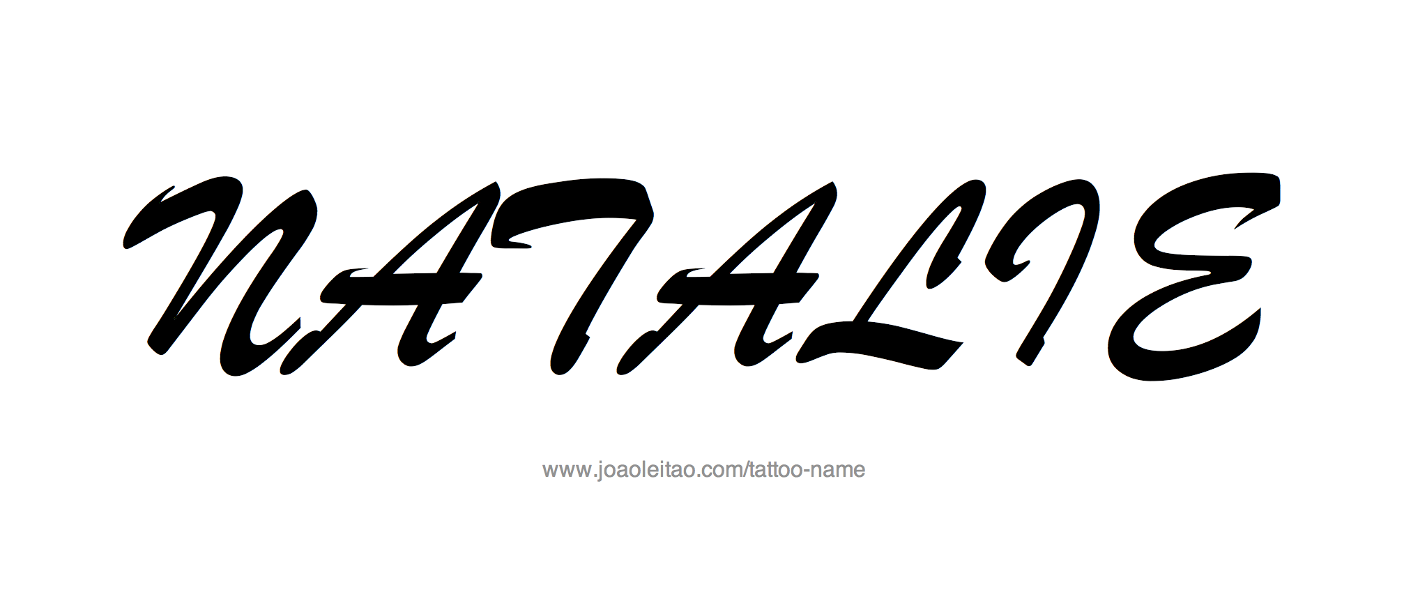 Tattoo Design Name Natalie 