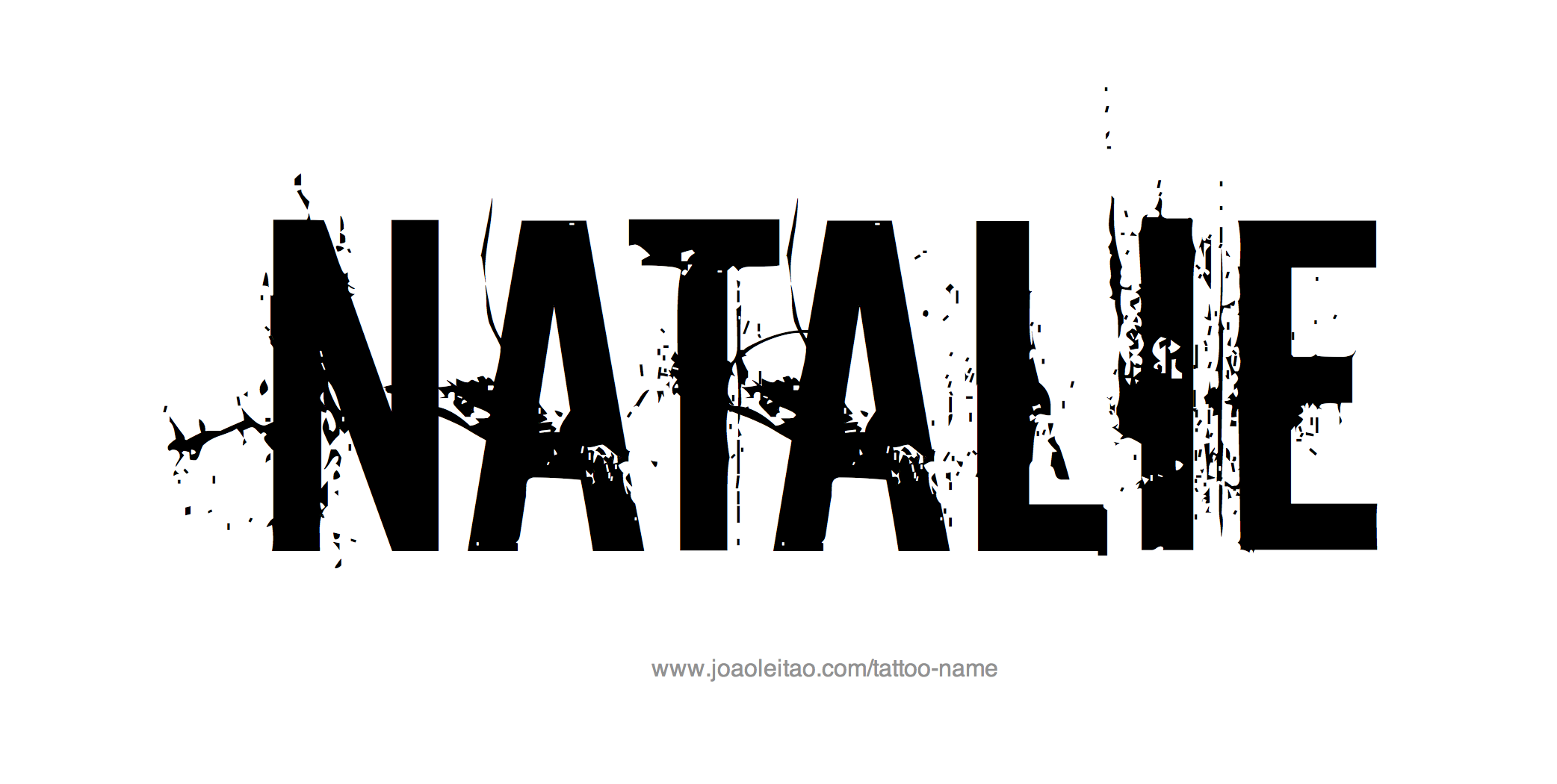 Tattoo Design Name Natalie 