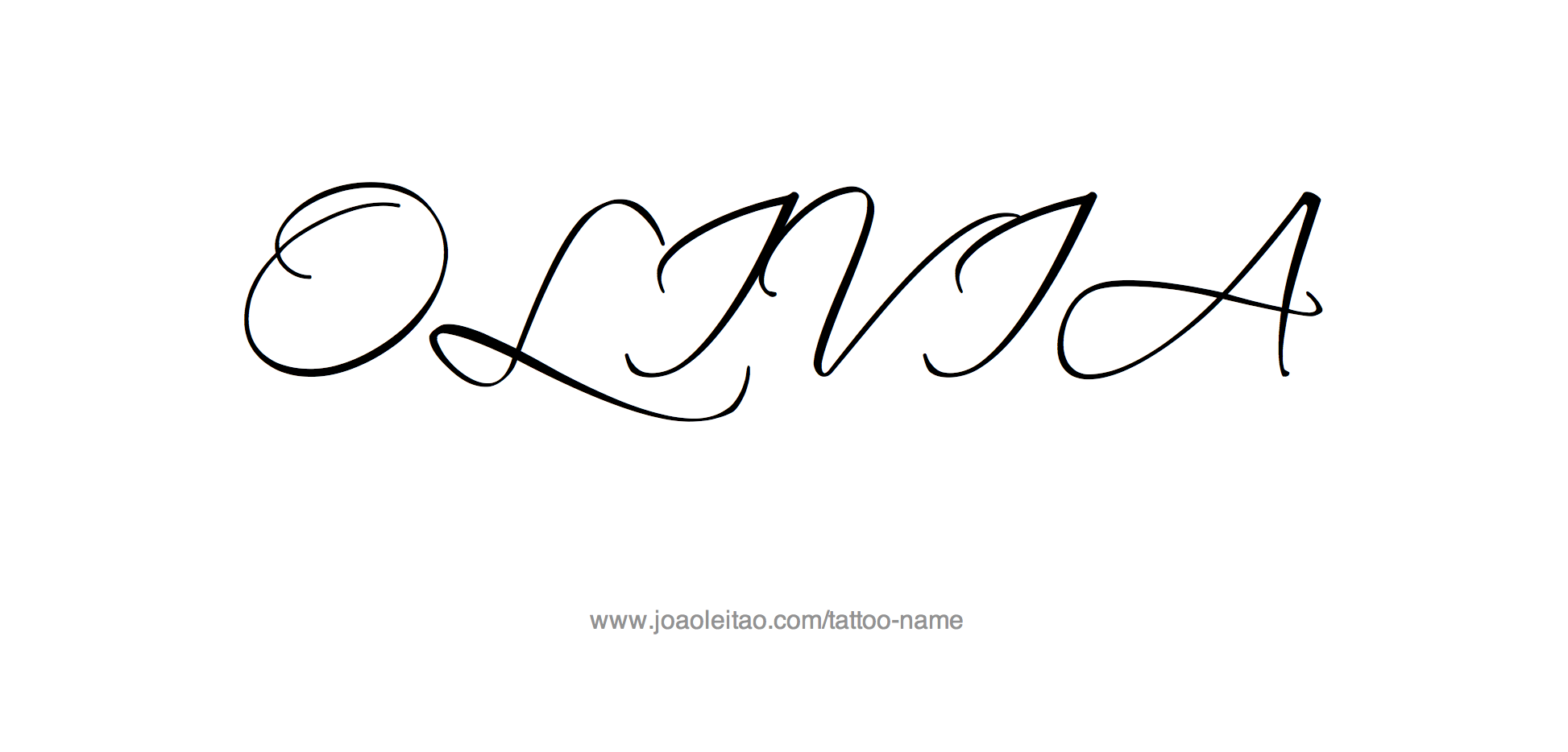 Tattoo Design Name Olivia 