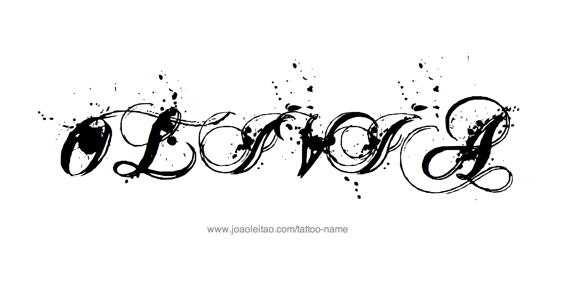 Tattoo Design Name Olivia 