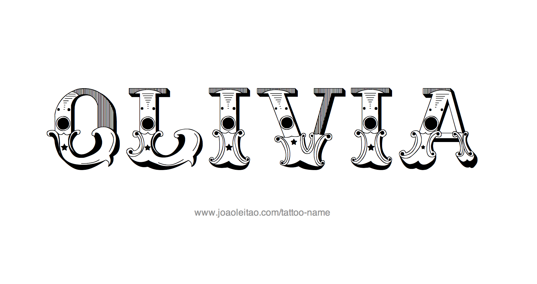 Tattoo Design Name Olivia 