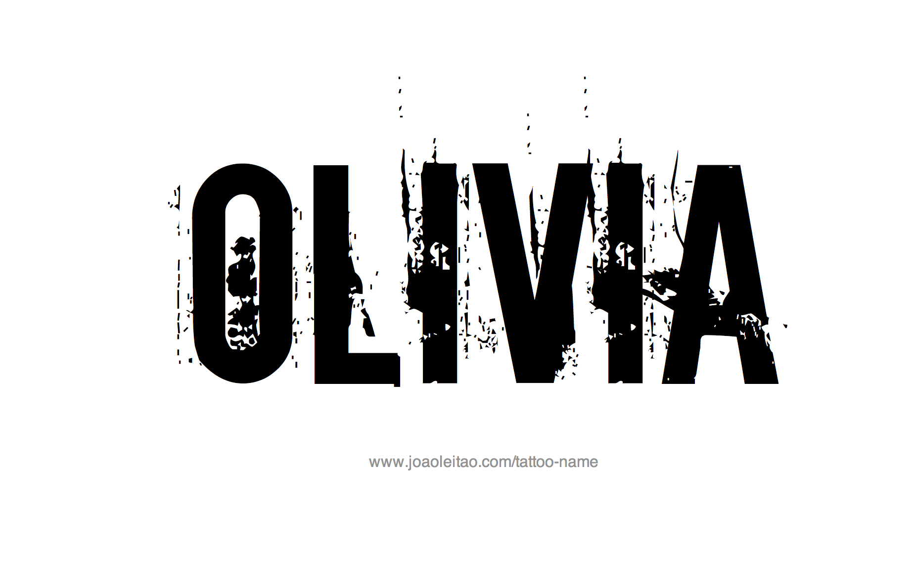 Olivia Name Tattoo Images Best Collection