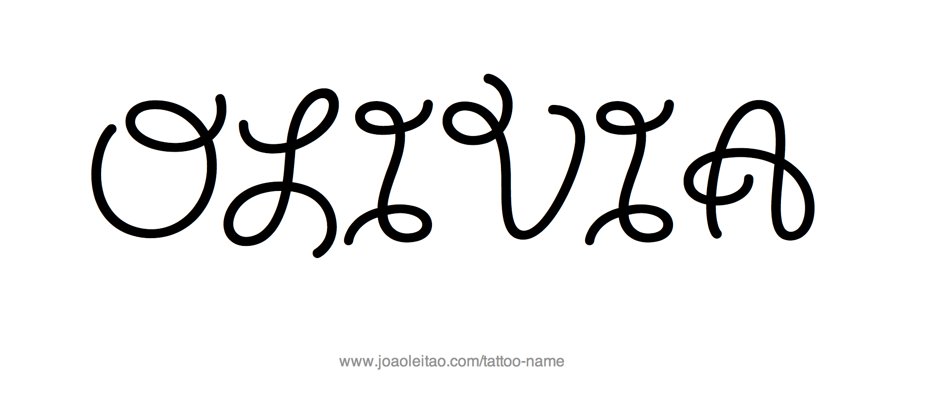 Tattoo Design Name Olivia 