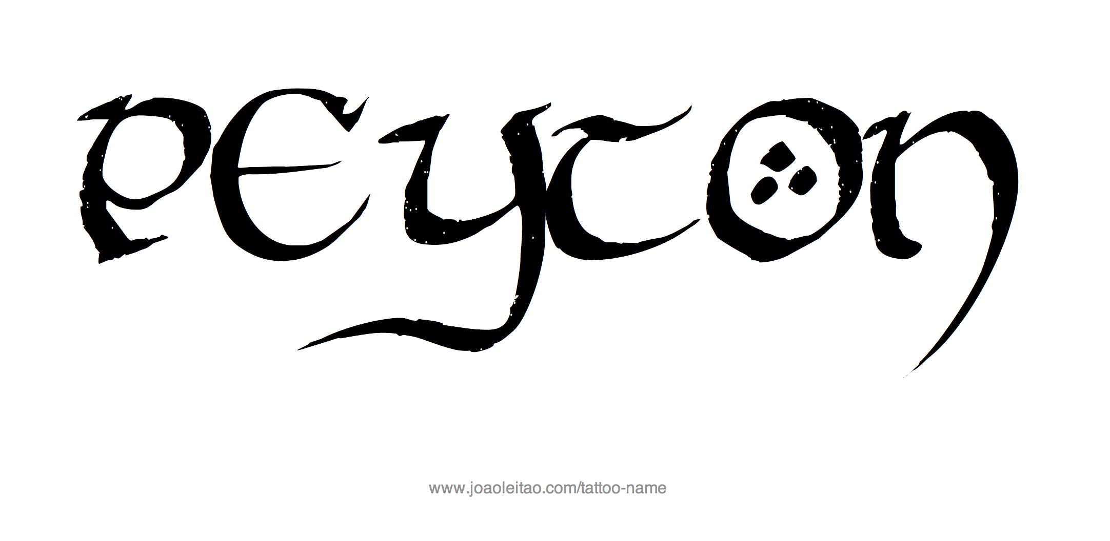 Tattoo Design Name Peyton 