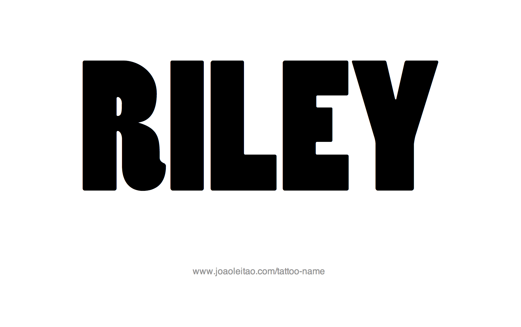 Tattoo Design Name Riley 