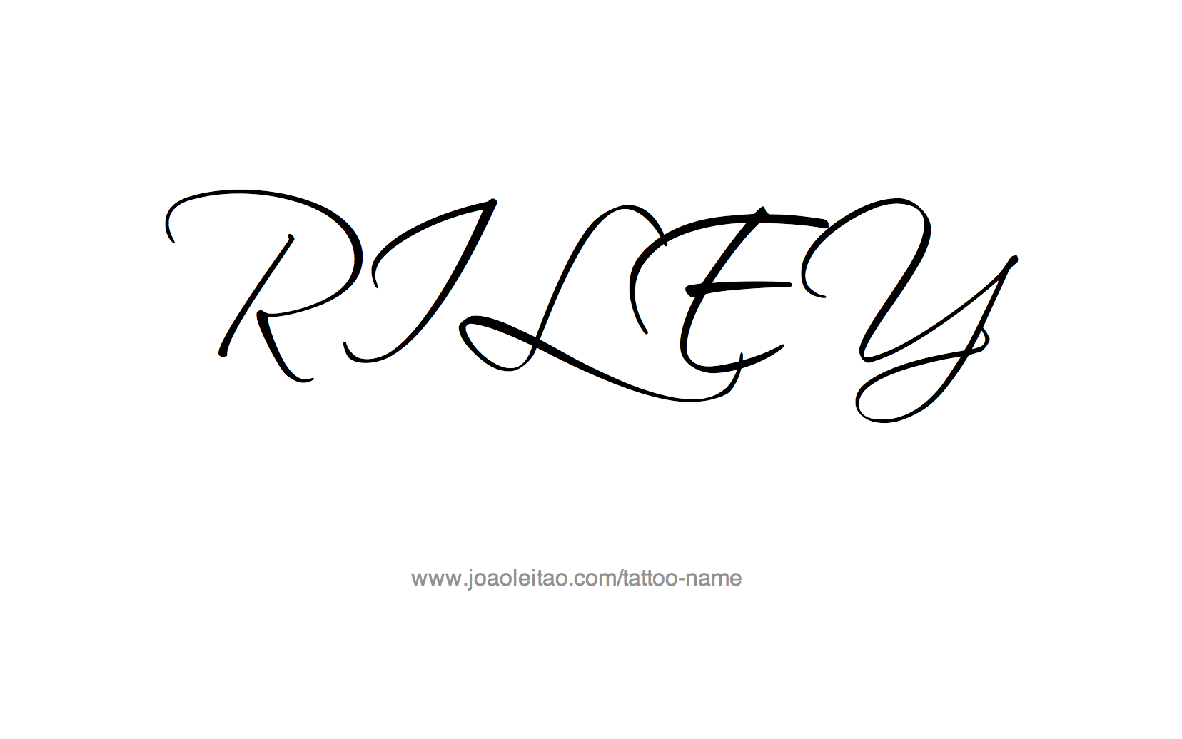 Tattoo Design Name Riley 