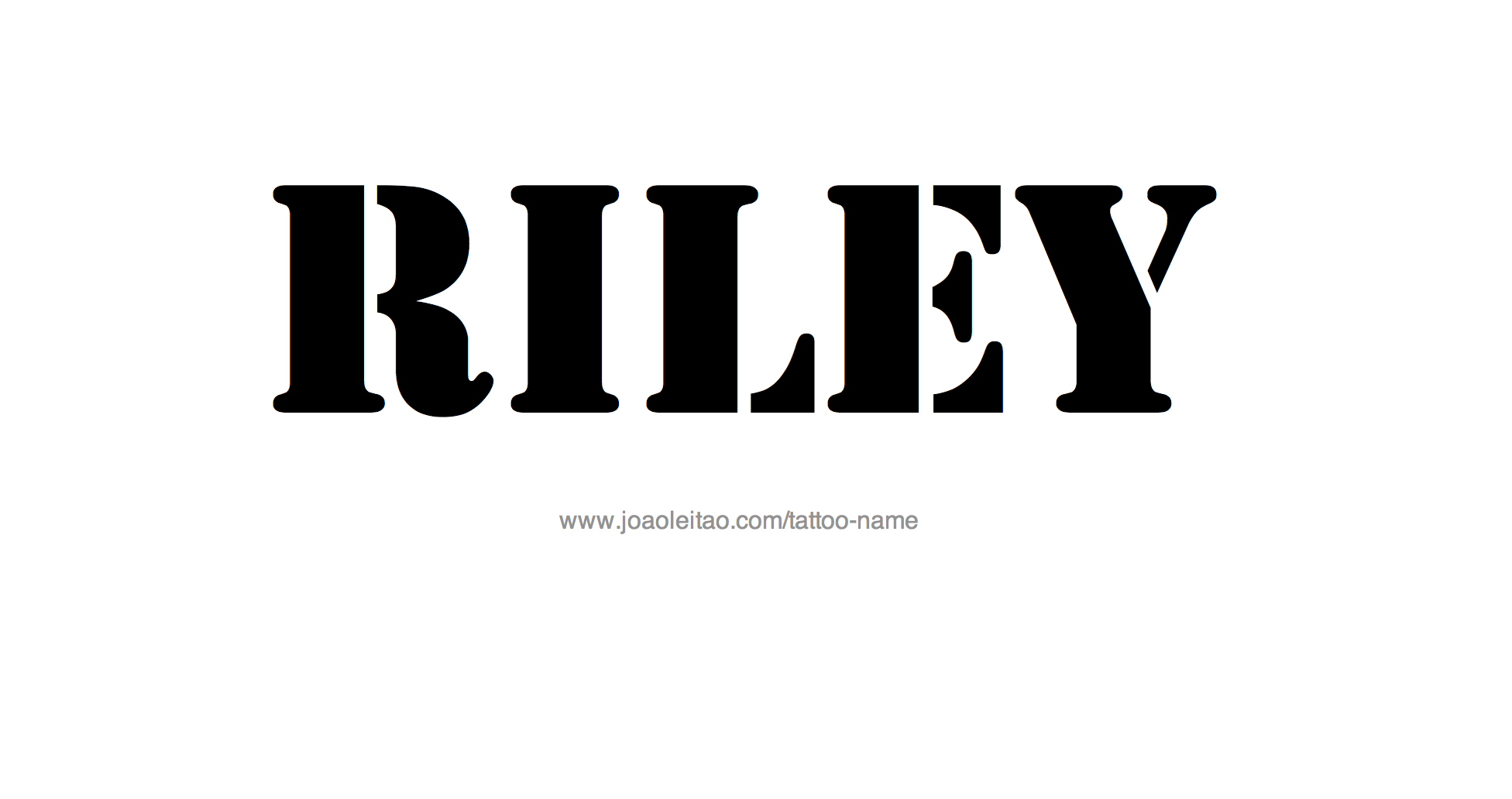 Tattoo Design Name Riley 