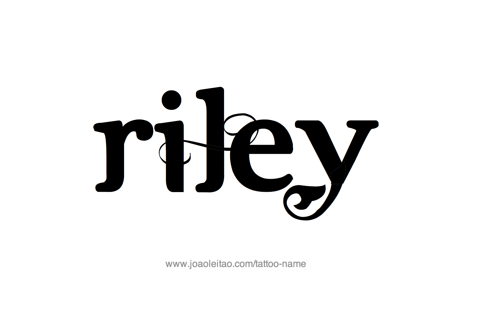 Tattoo Design Name Riley 