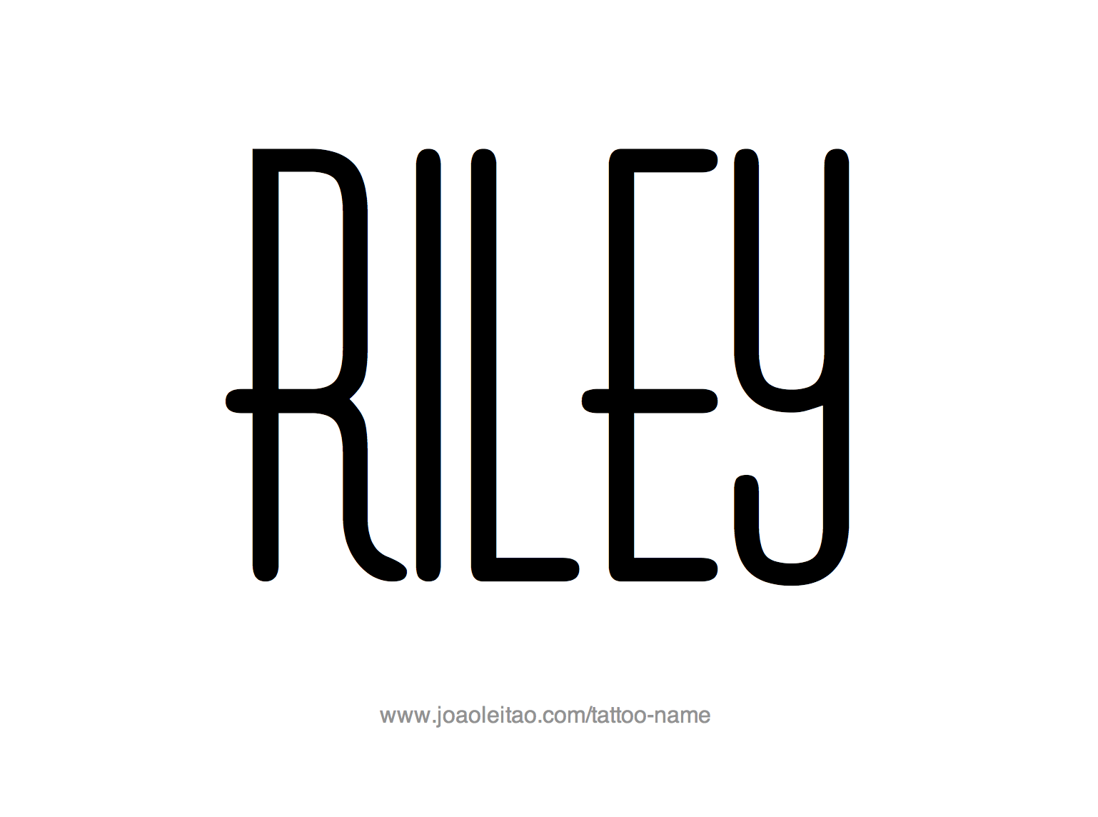 Tattoo Design Name Riley 