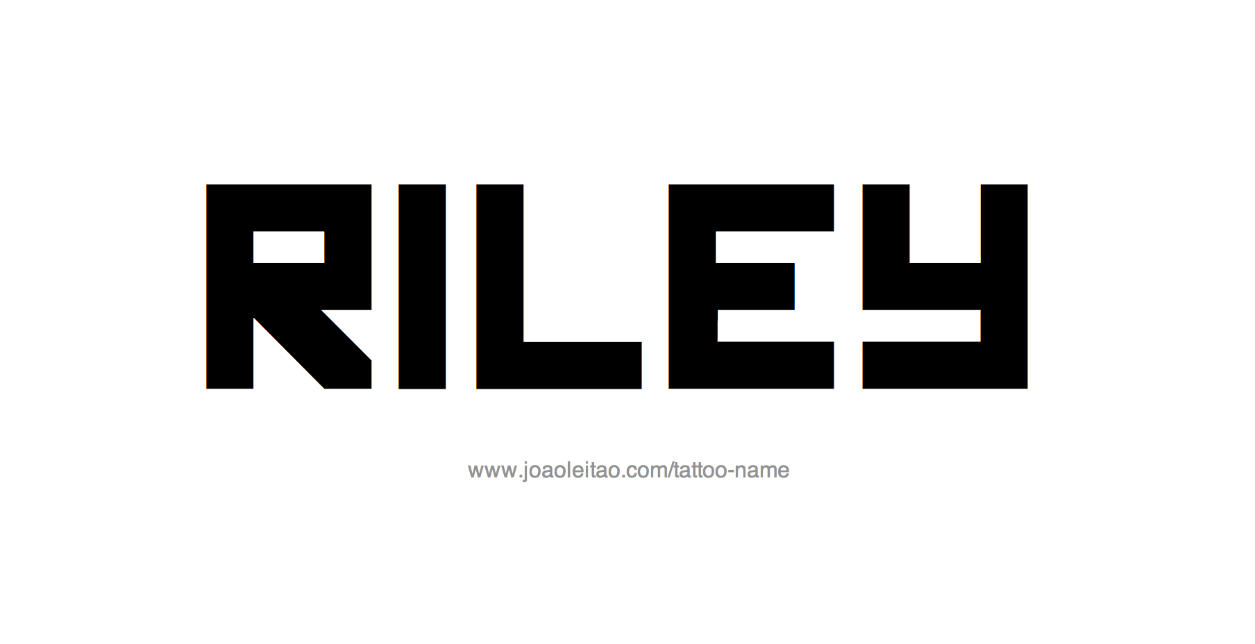 Tattoo Design Name Riley 