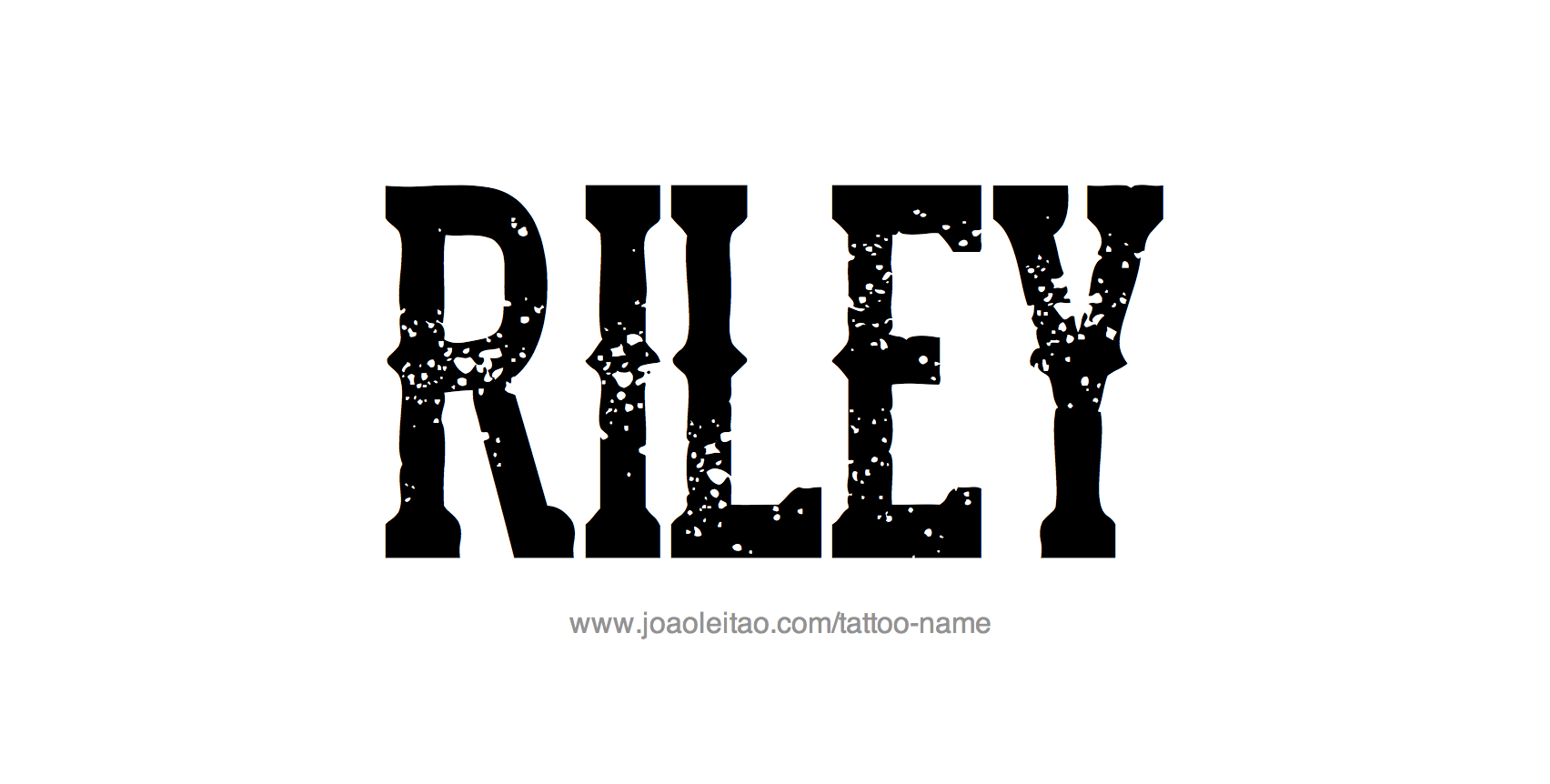 Tattoo Design Name Riley 