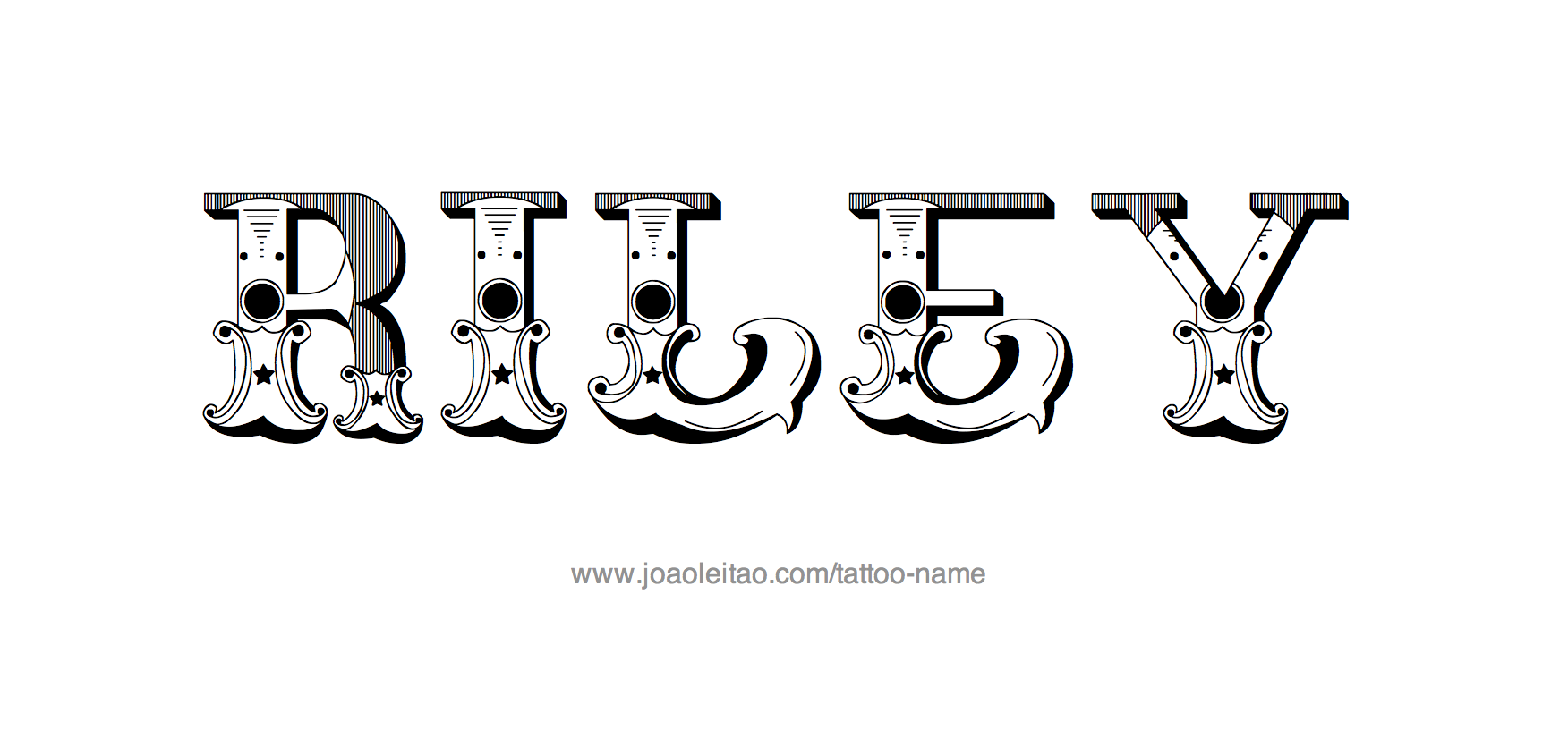 Riley Name Tattoo Designs