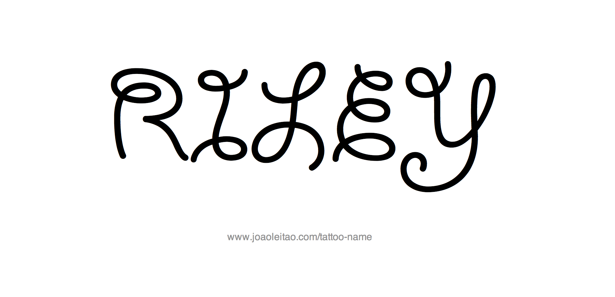 Tattoo Design Name Riley 