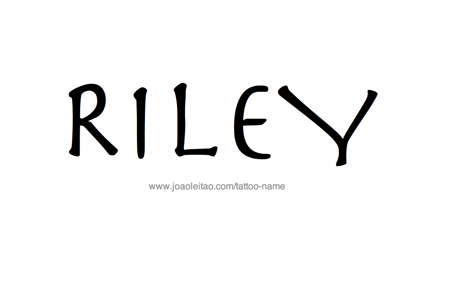 Tattoo Design Name Riley 