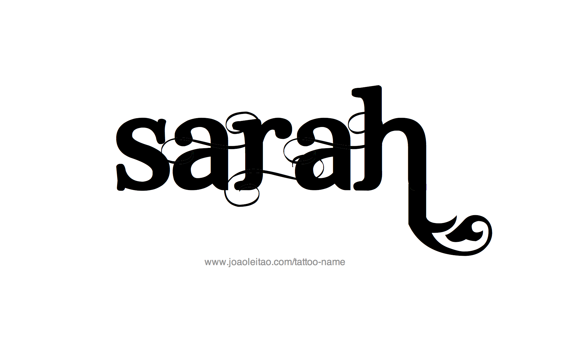 Tattoo Design Name Sarah 