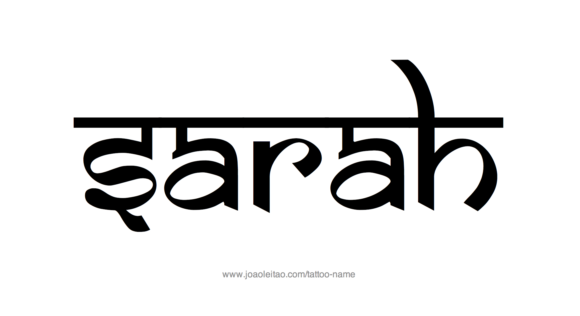 Tattoo Design Name Sarah 