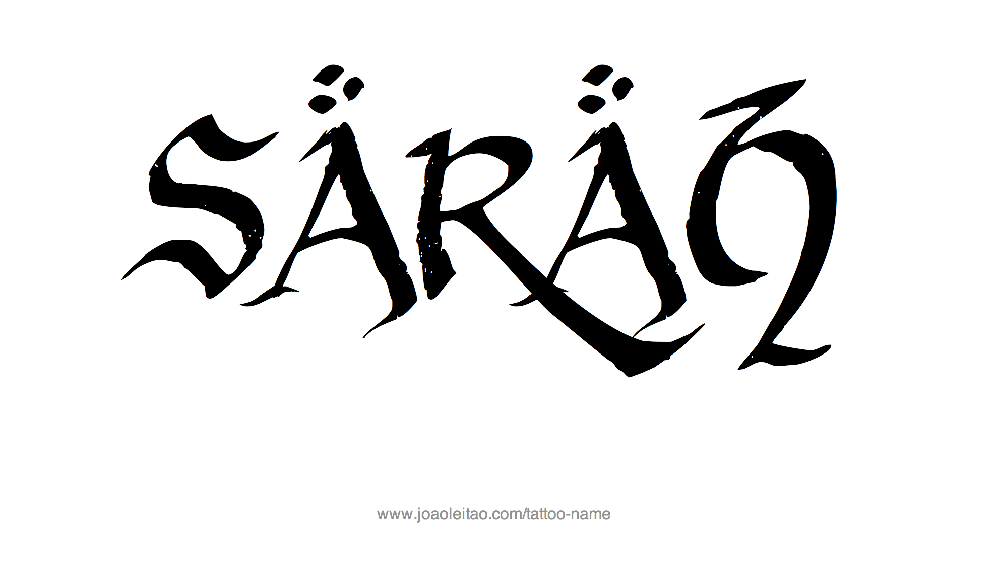 Tattoo Design Name Sarah 