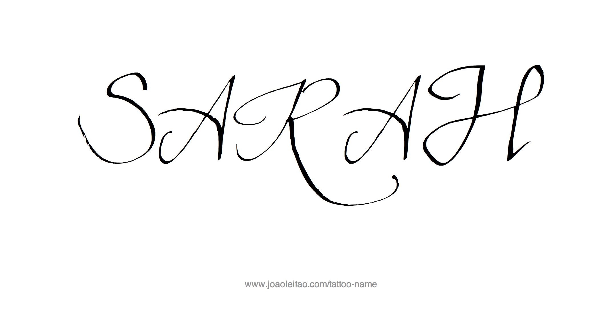 Tattoo Design Name Sarah 