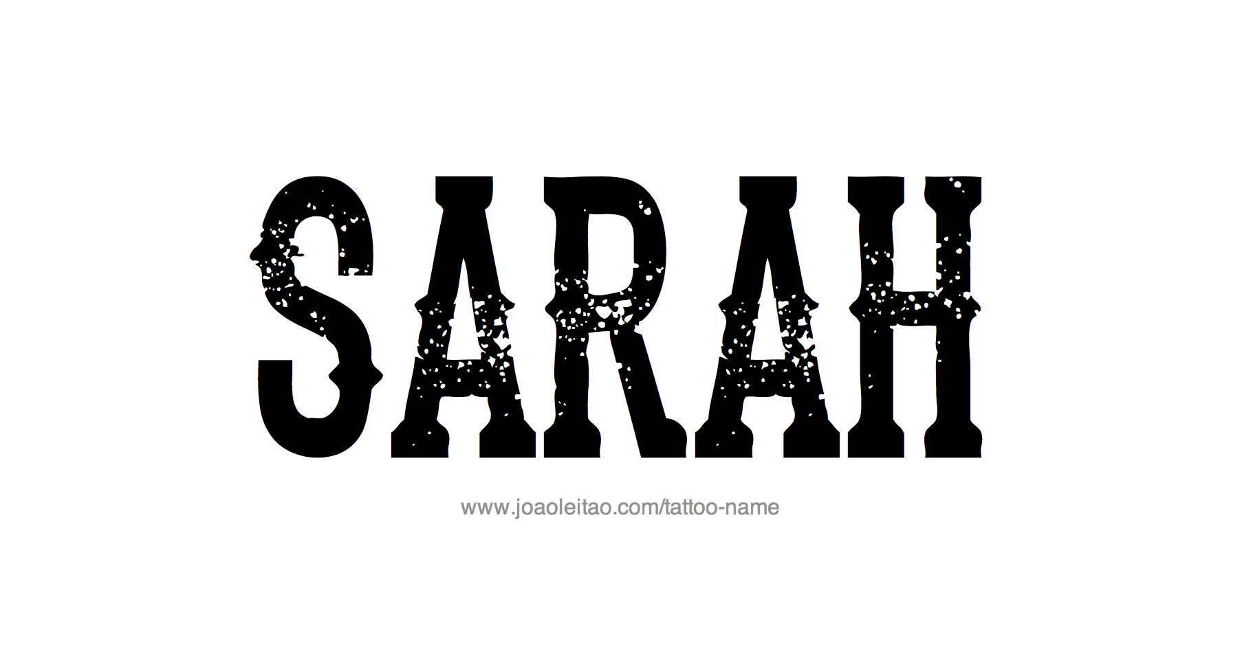 Tattoo Design Name Sarah 