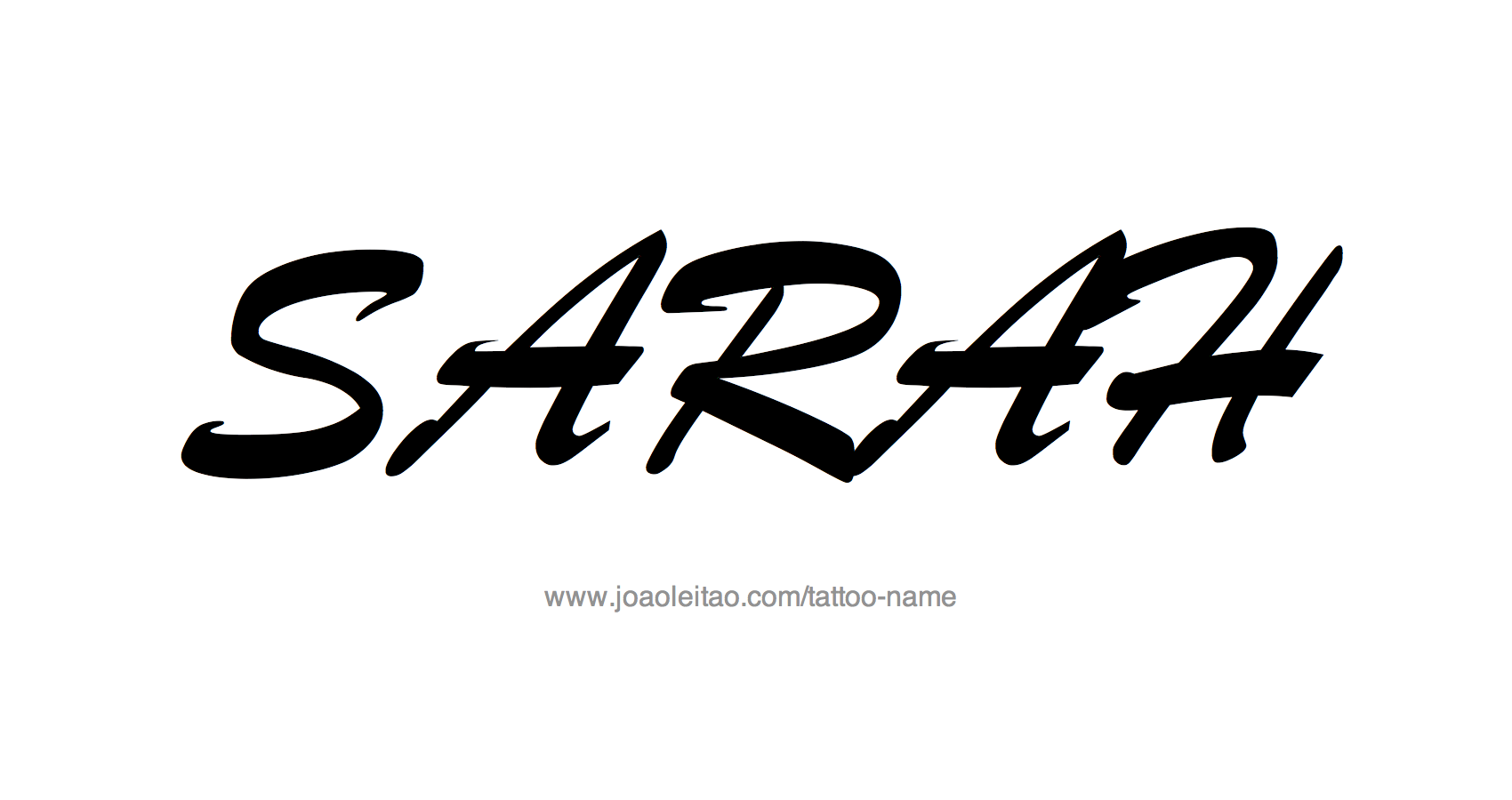 Tattoo Design Name Sarah 