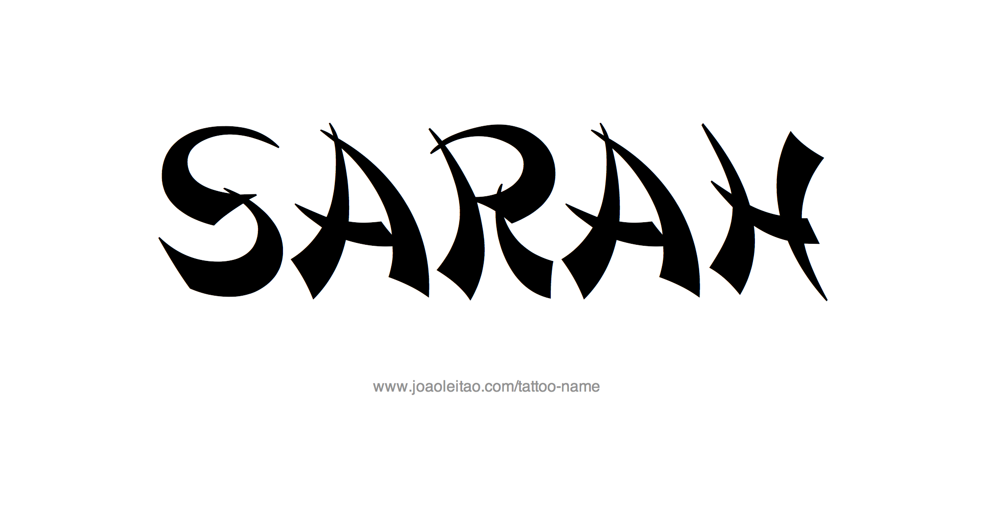 Tattoo Design Name Sarah 