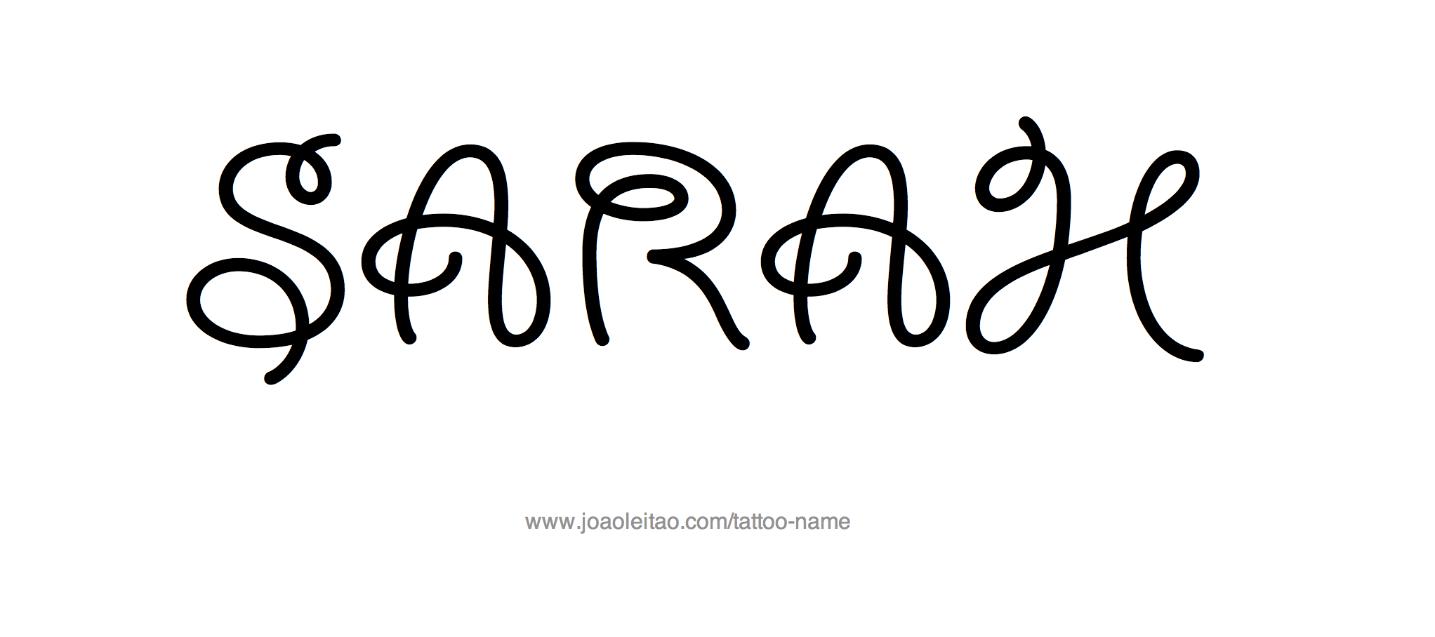 Tattoo Design Name Sarah 