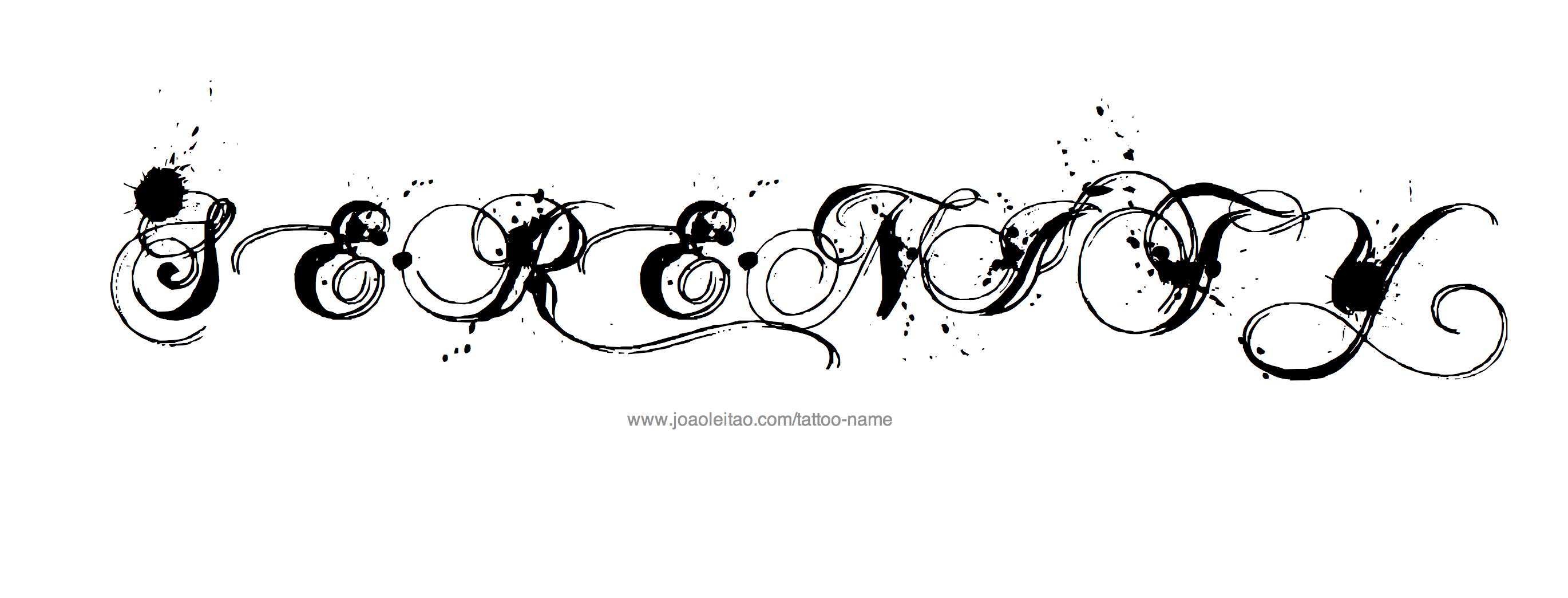 Tattoo Design Name Serenity 