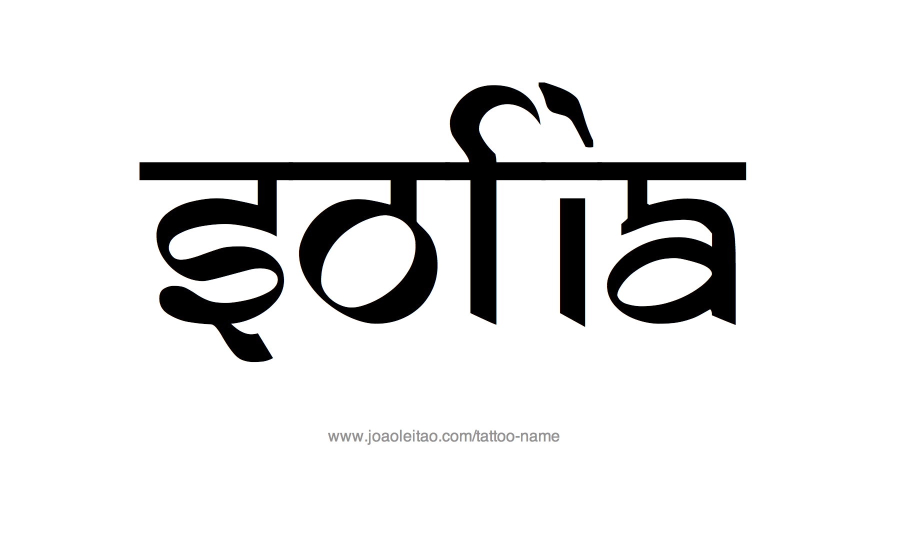 Tattoo Design Name Sofia 