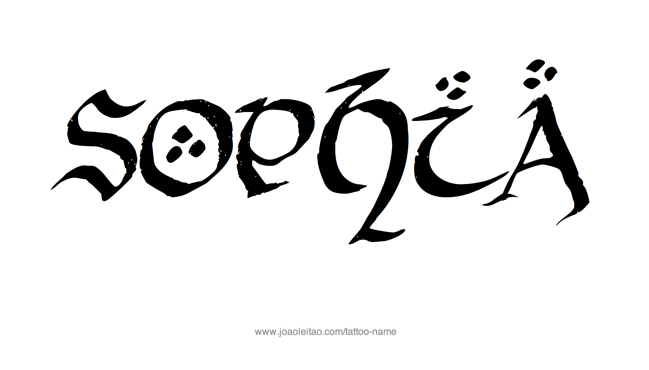 Tattoo Design Name Sophia 