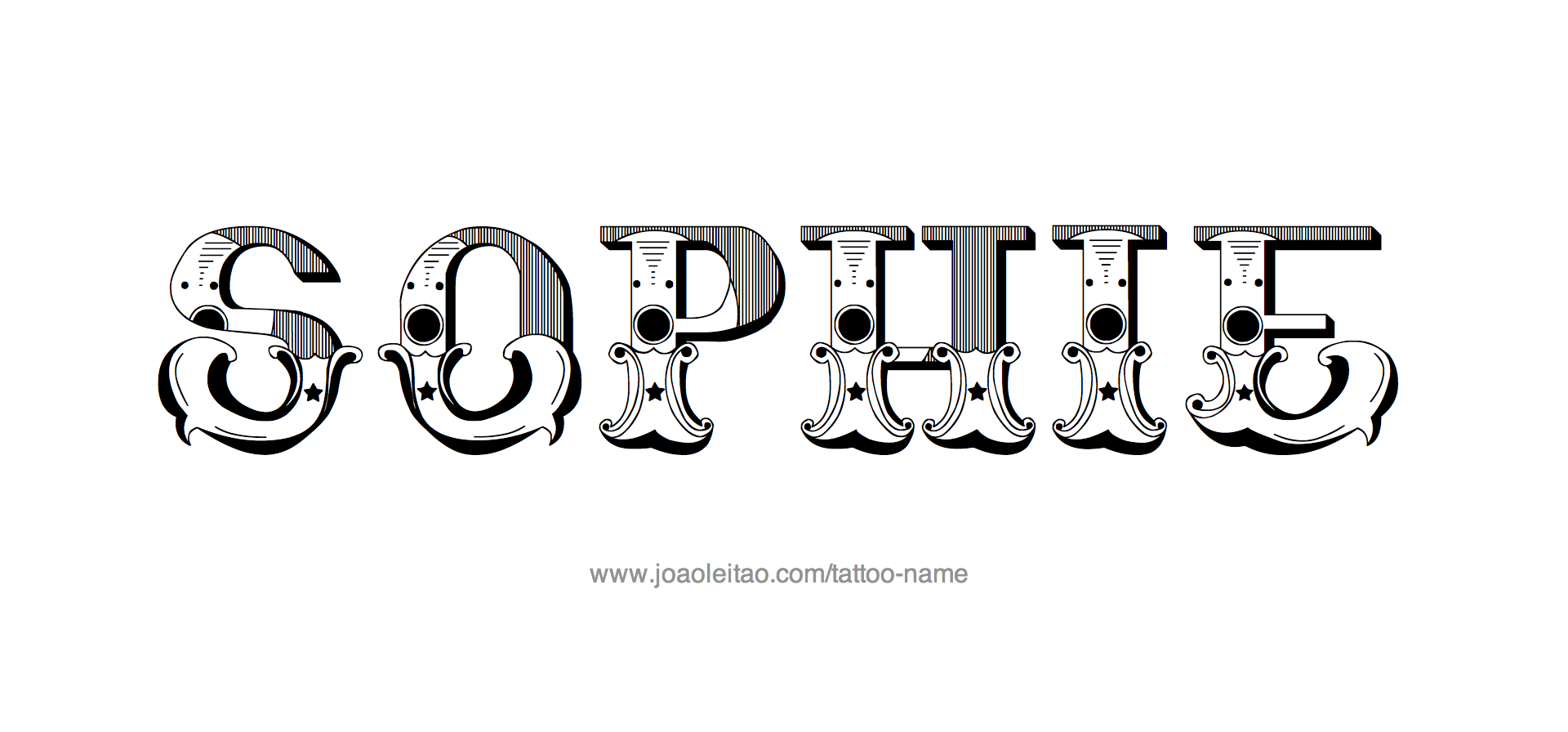 Tattoo Design Name Sophie 