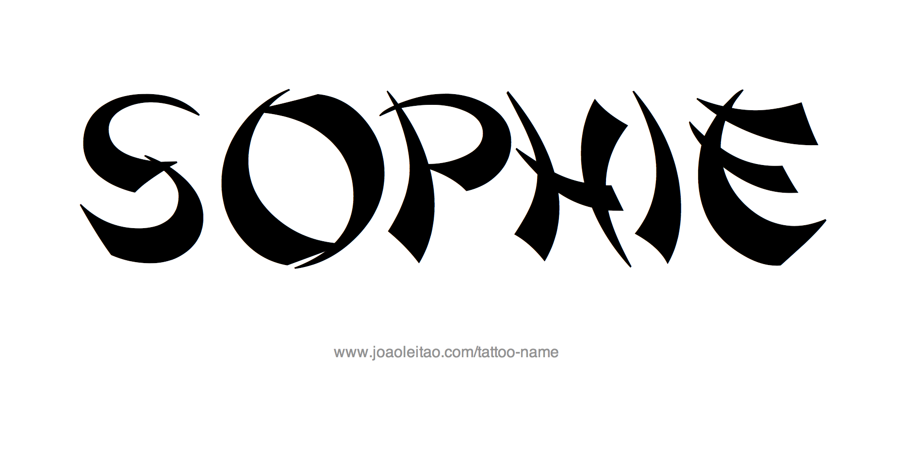 Tattoo Design Name Sophie 