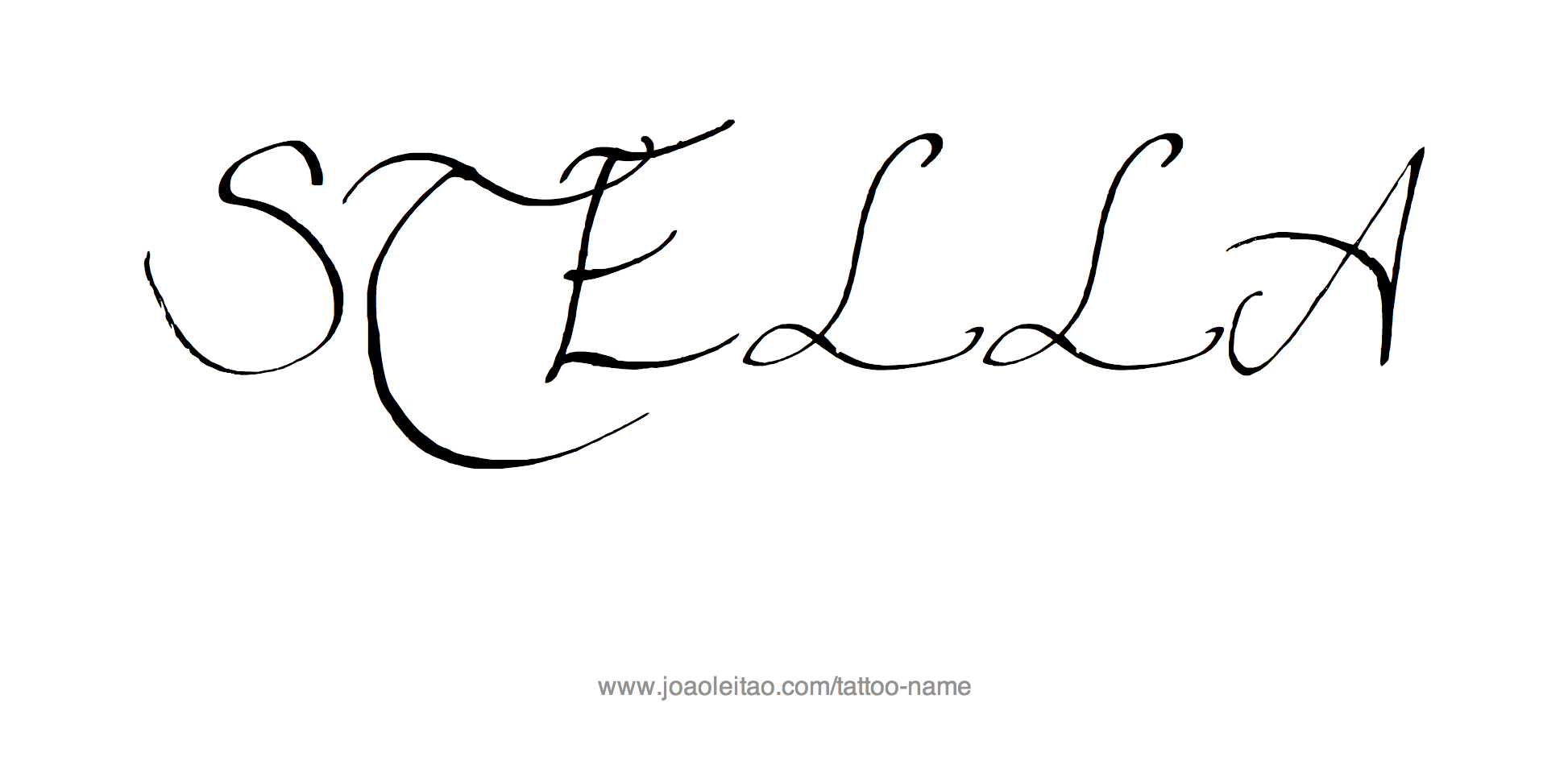 Tattoo Design Name Stella 