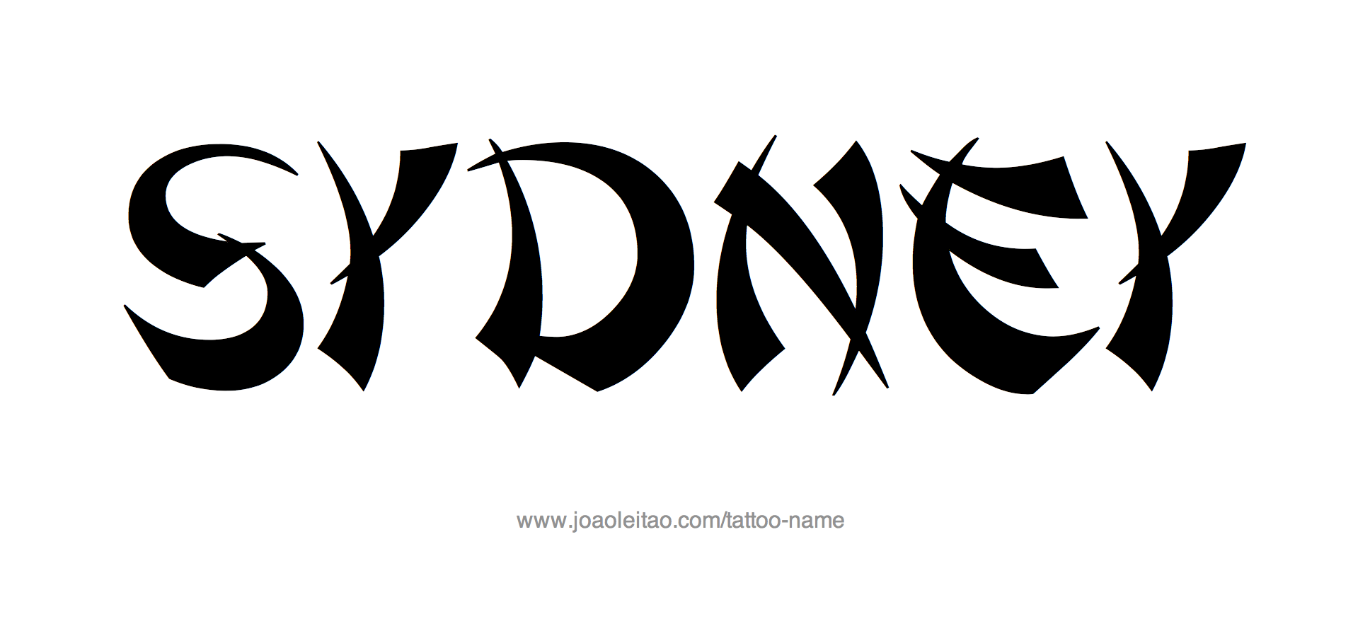 Tattoo Design Name Sydney 