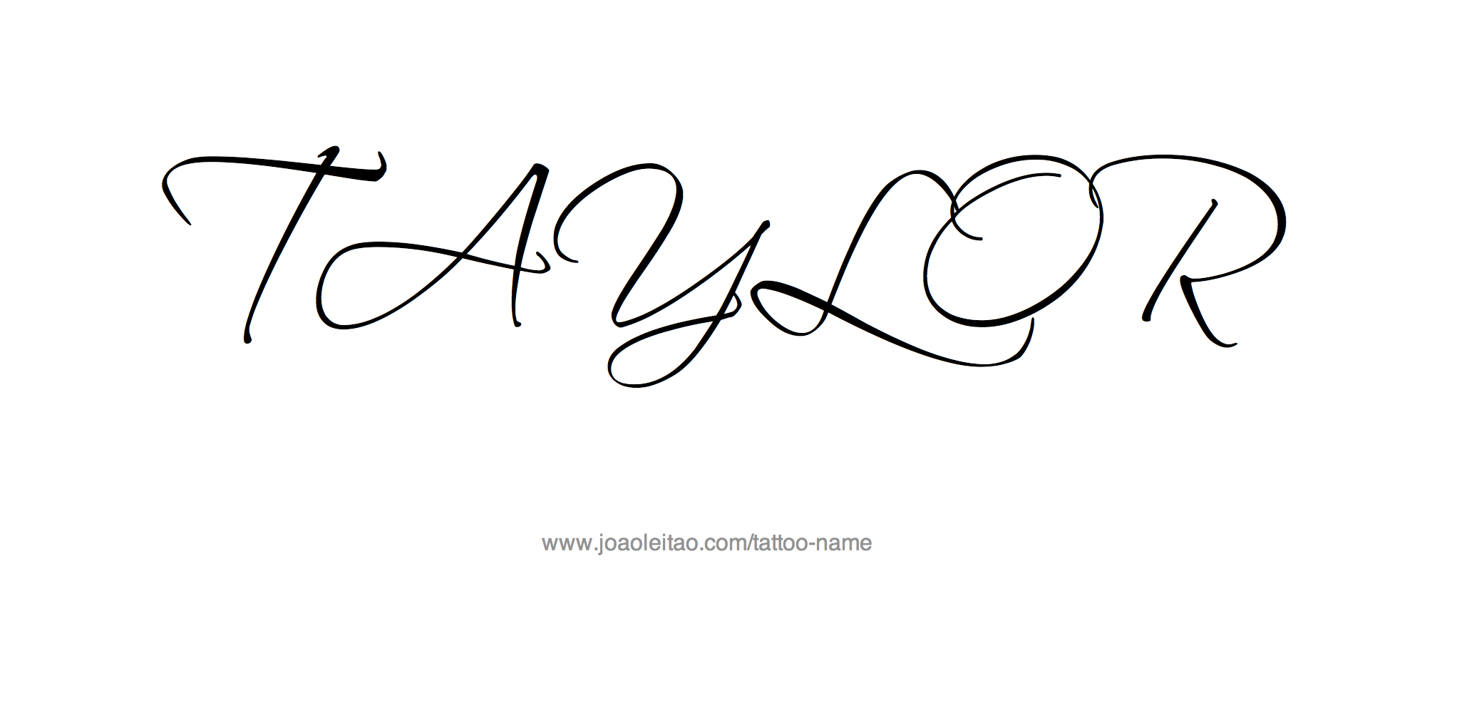 Tattoo Design Name Taylor 