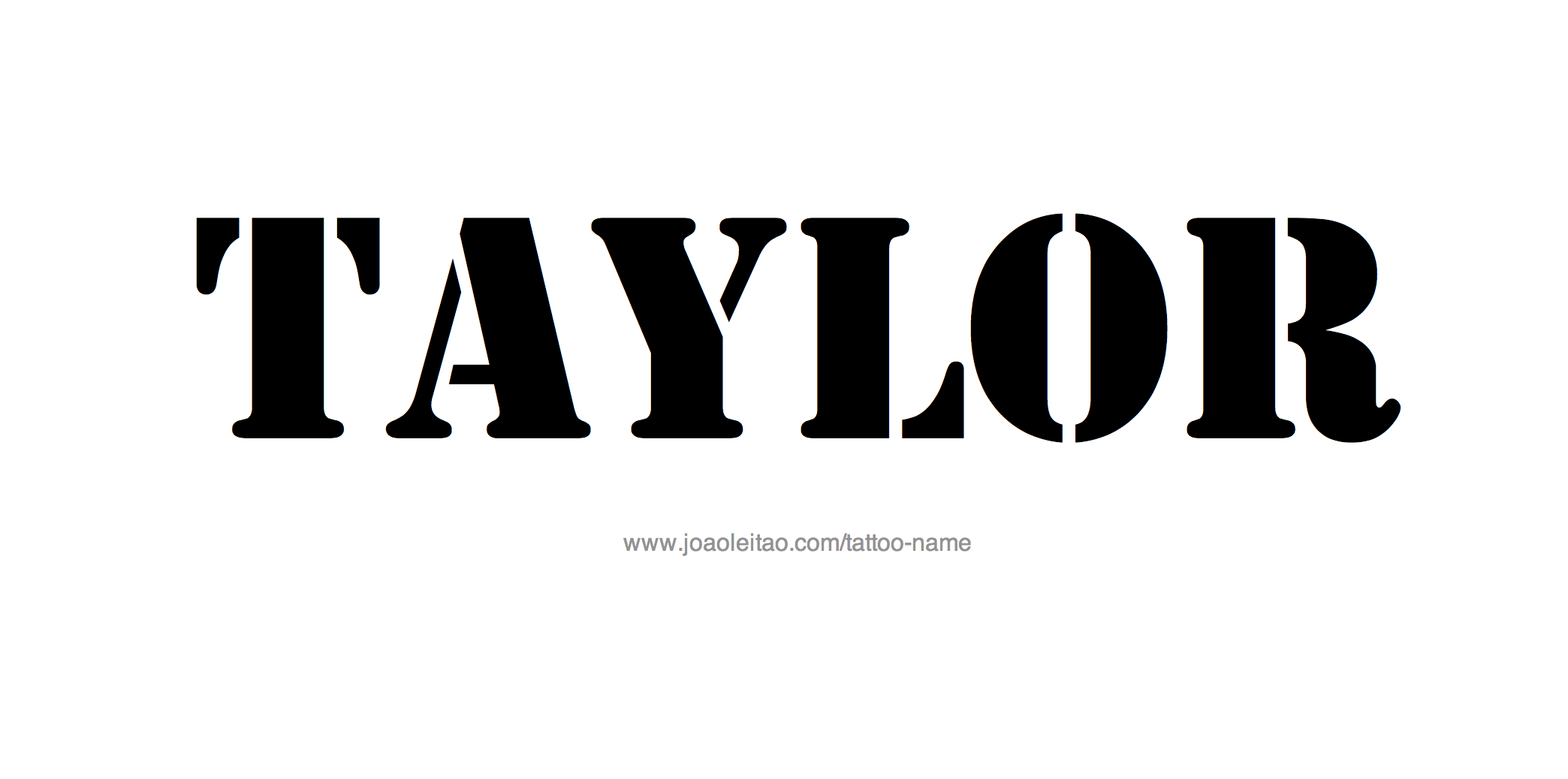 Tattoo Design Name Taylor 