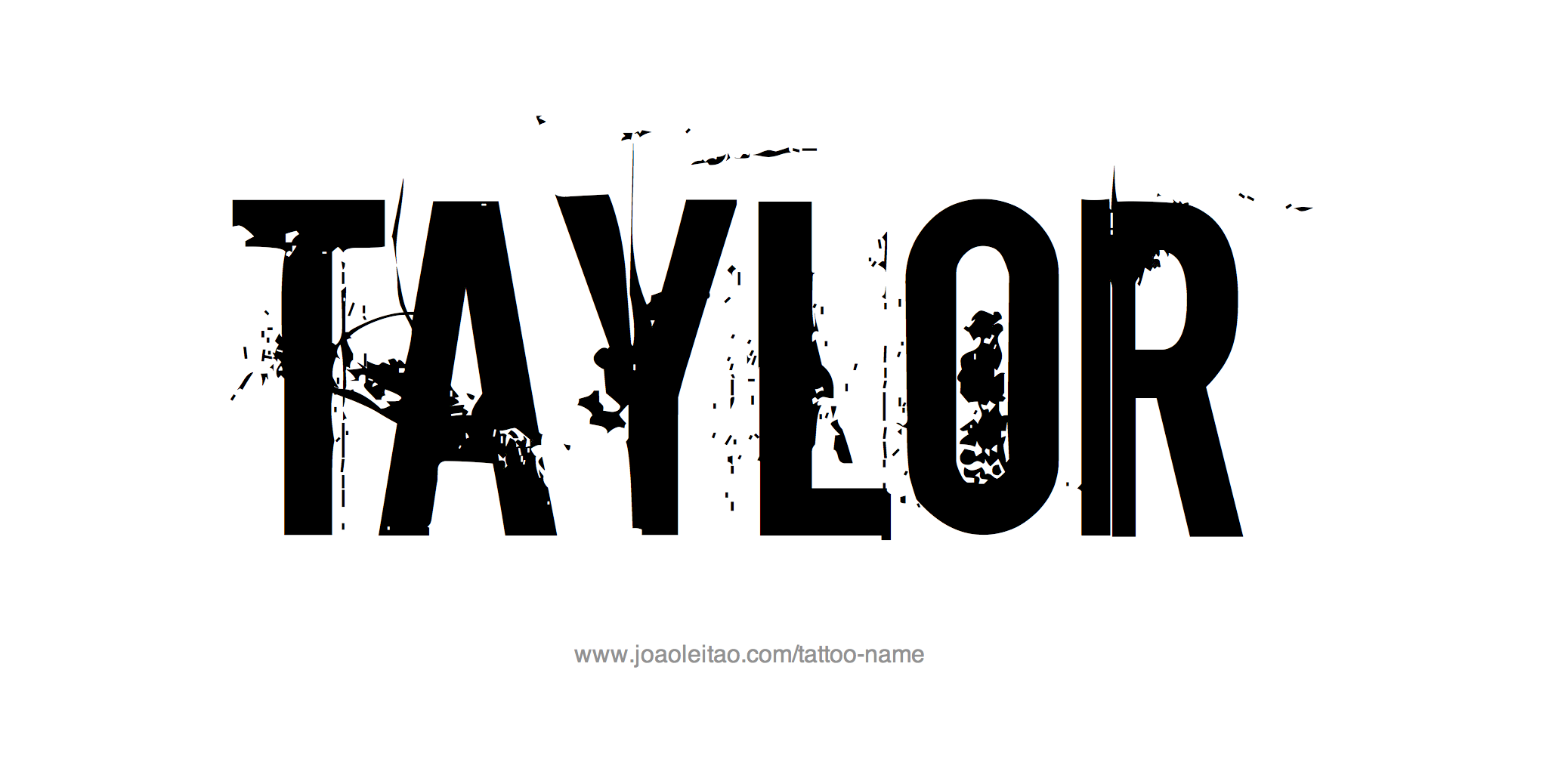 Tattoo Design Name Taylor 