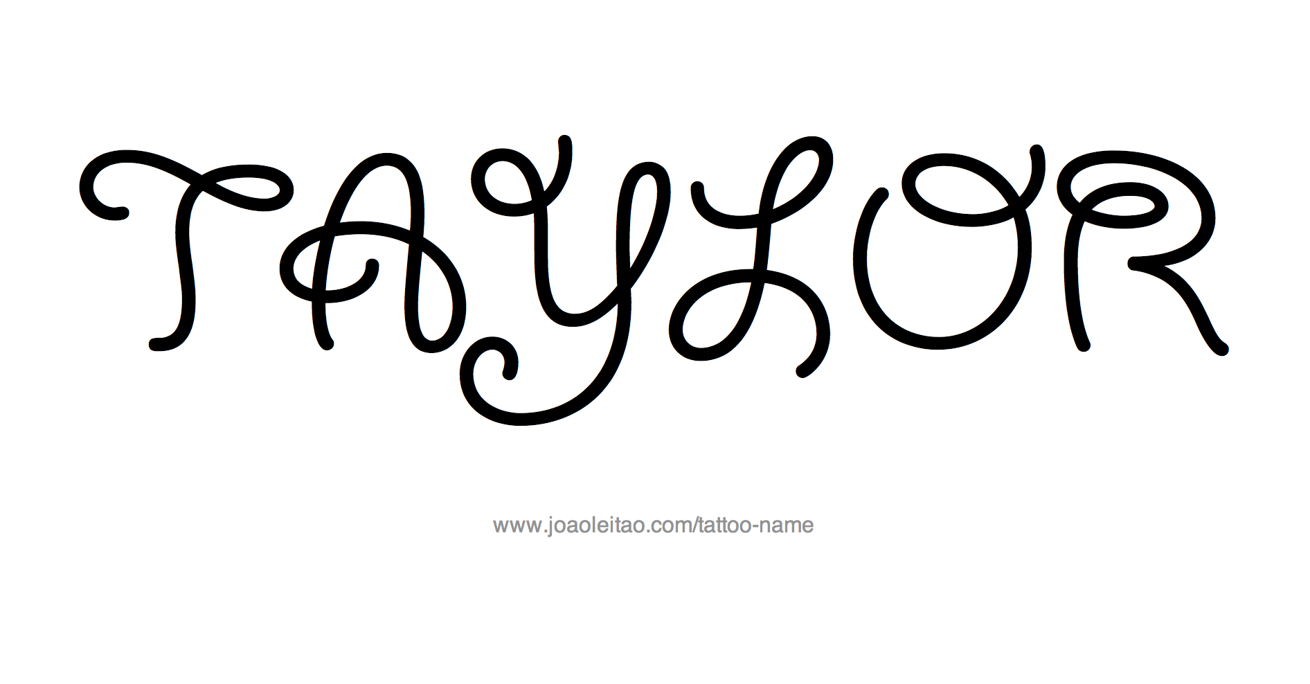 Tattoo Design Name Taylor 