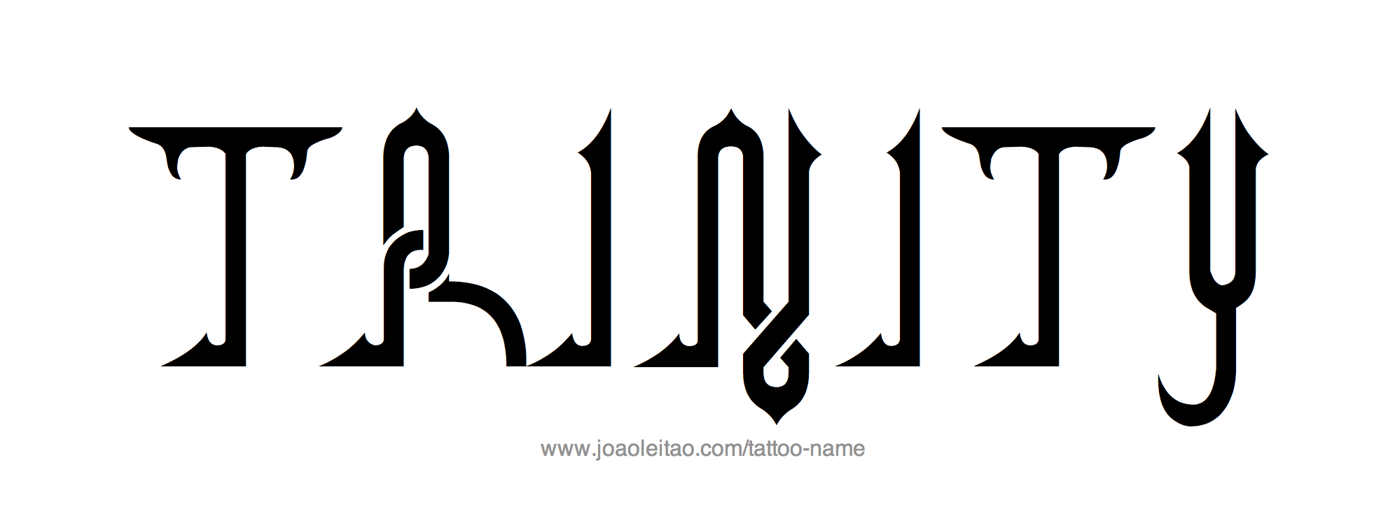 Tattoo Design Name Trinity 