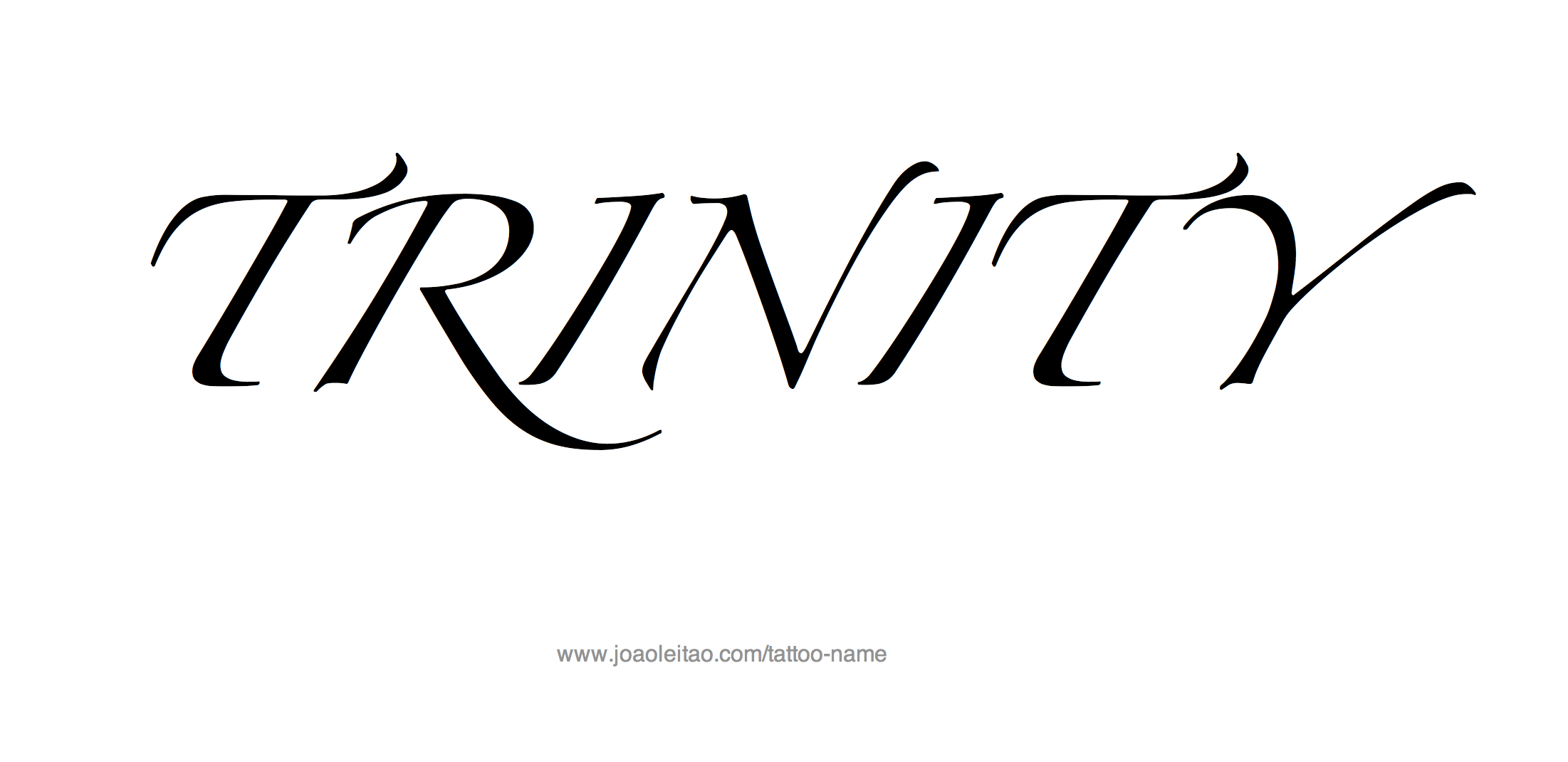 Tattoo Design Name Trinity 