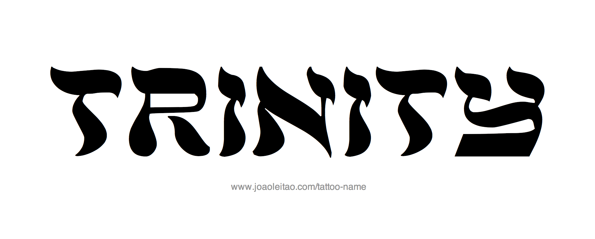 Tattoo Design Name Trinity 