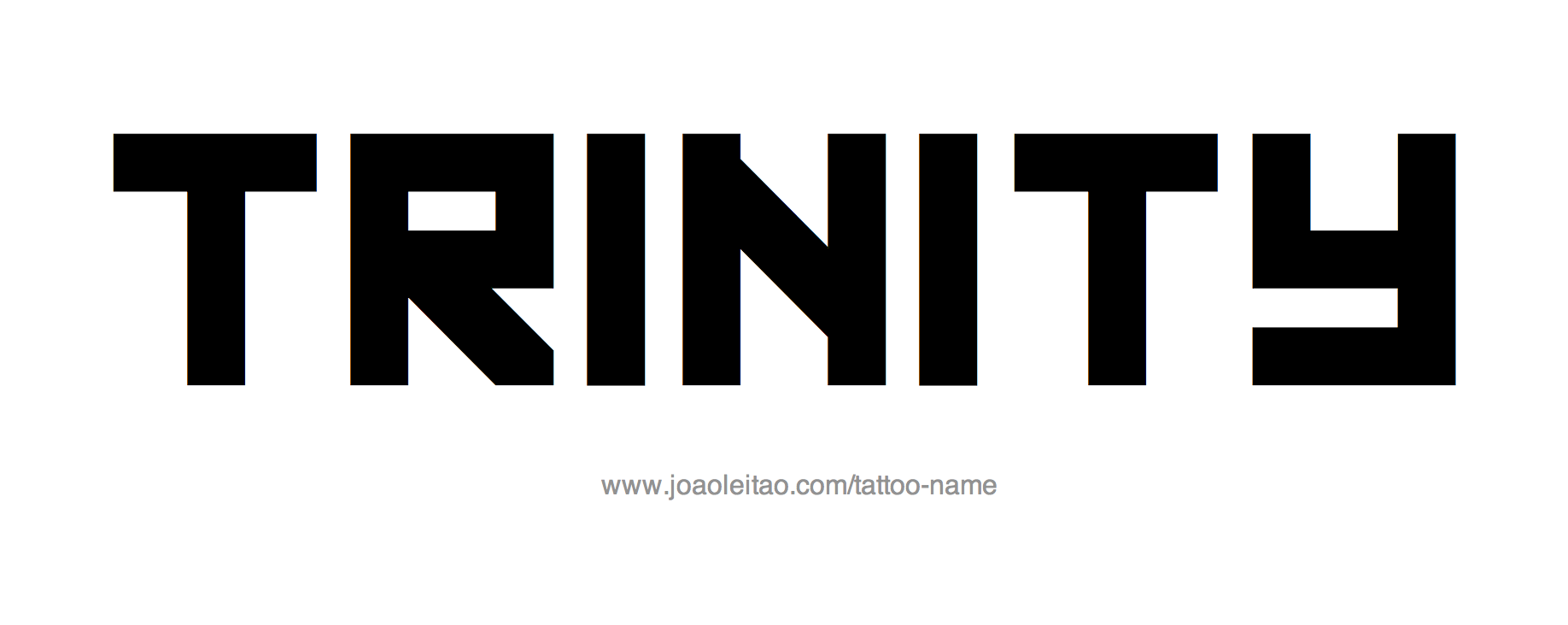 Tattoo Design Name Trinity 