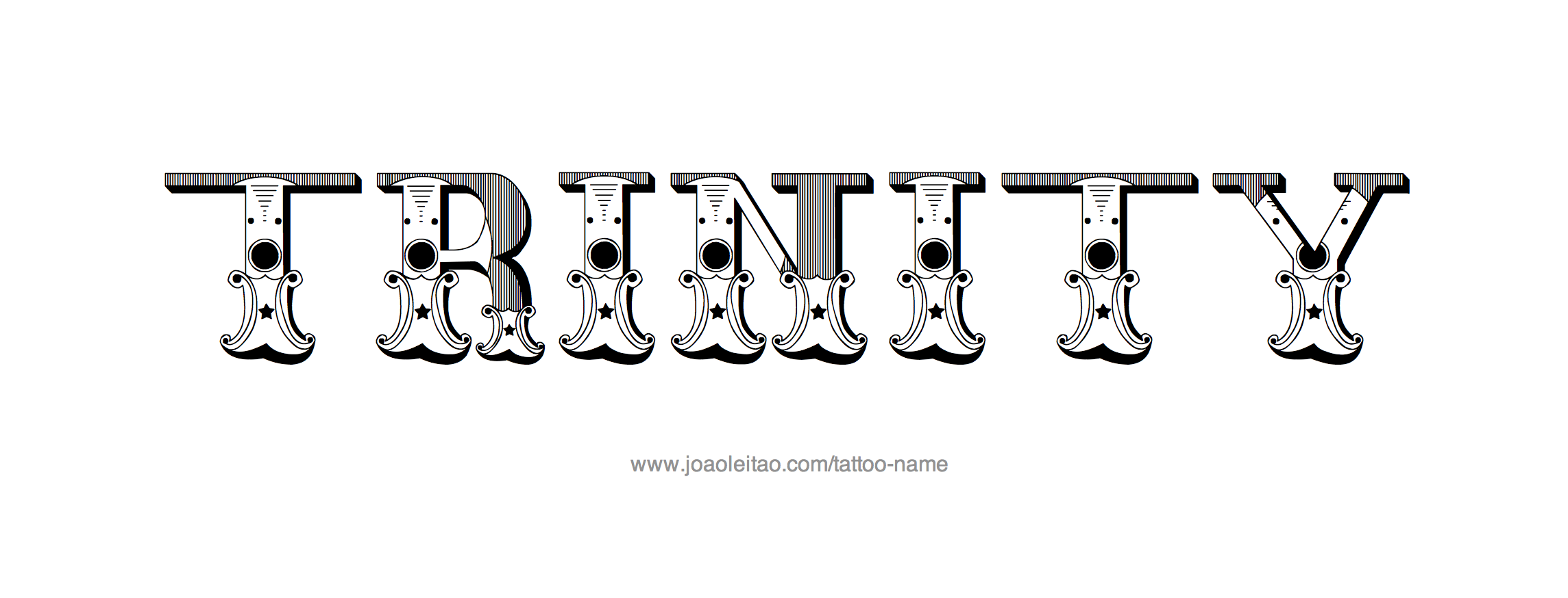 Tattoo Design Name Trinity 