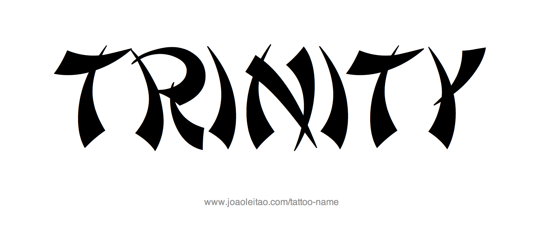 Tattoo Design Name Trinity 