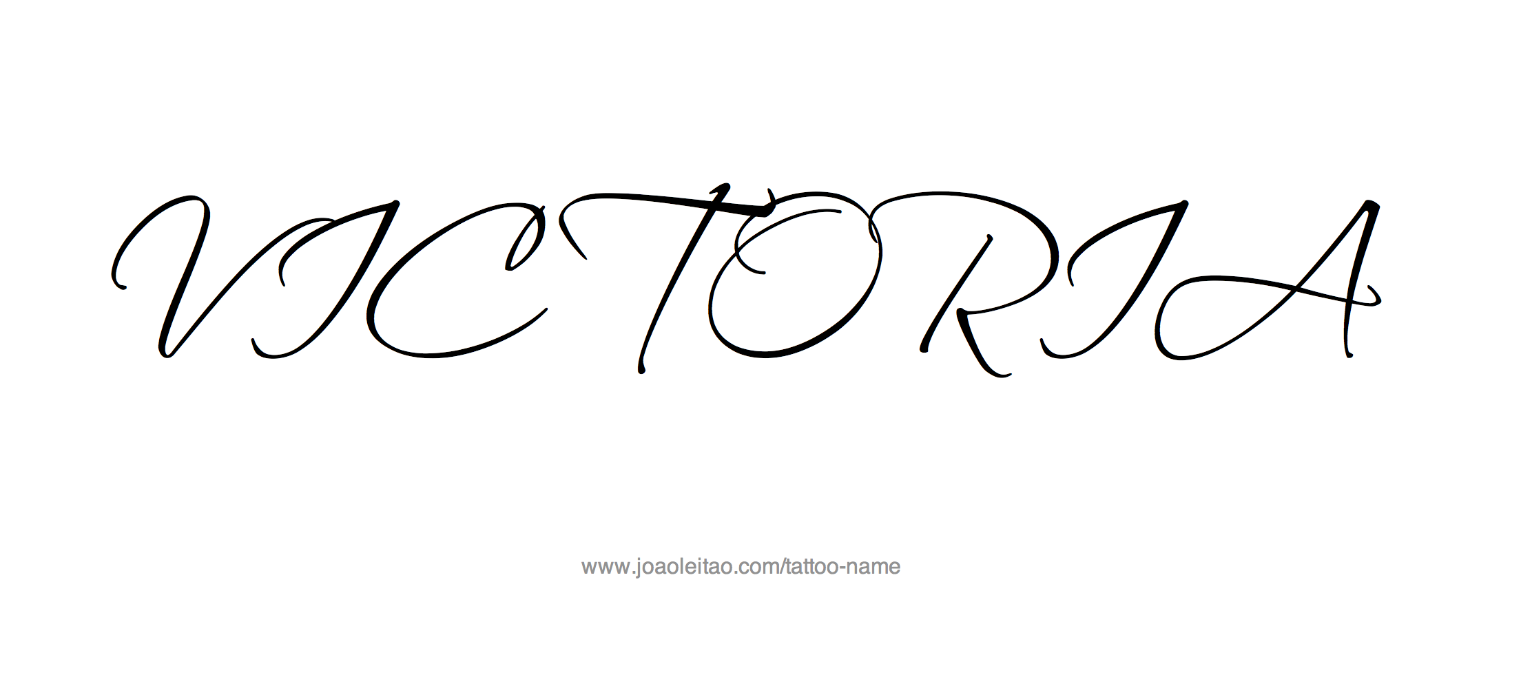 Tattoo Design Name Victoria 