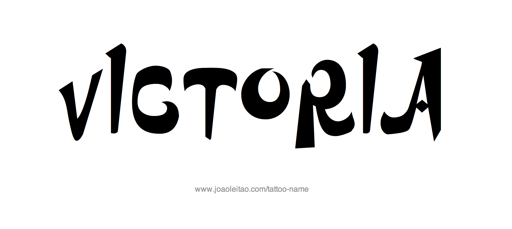 Tattoo Design Name Victoria 