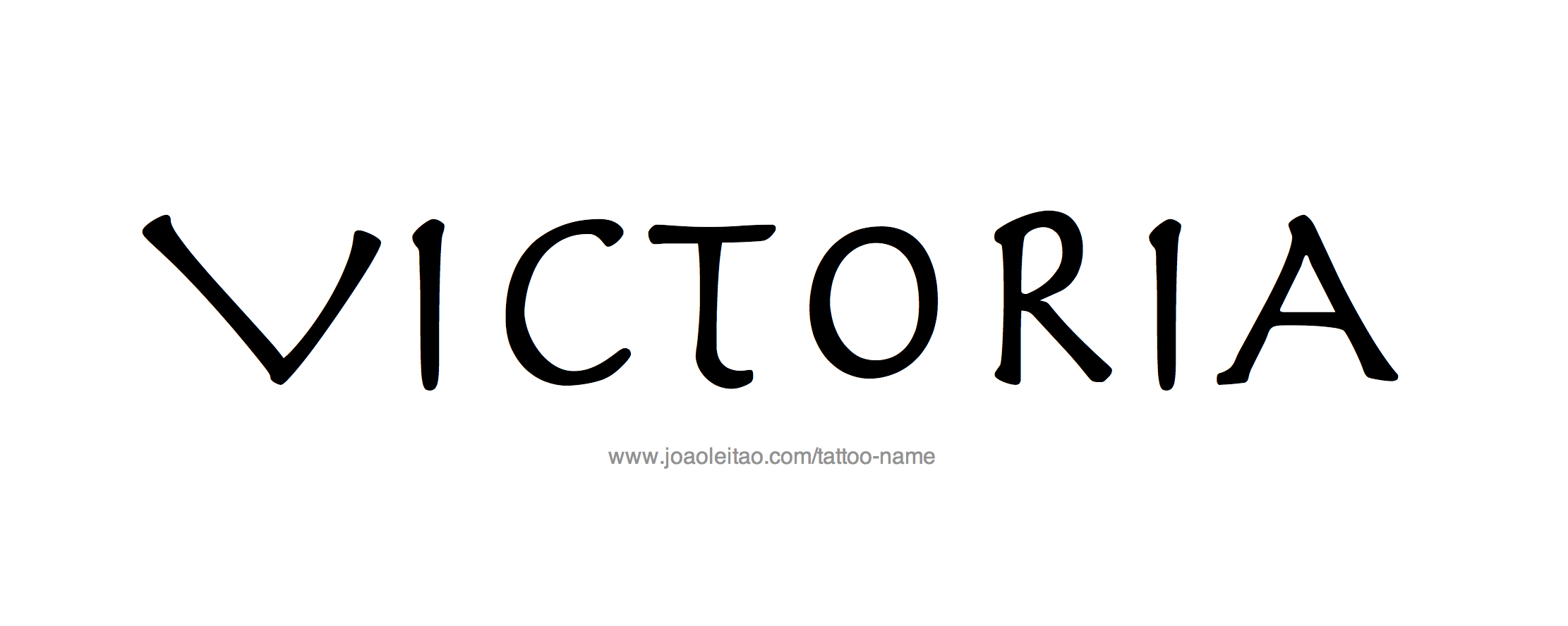 Tattoo Design Name Victoria 